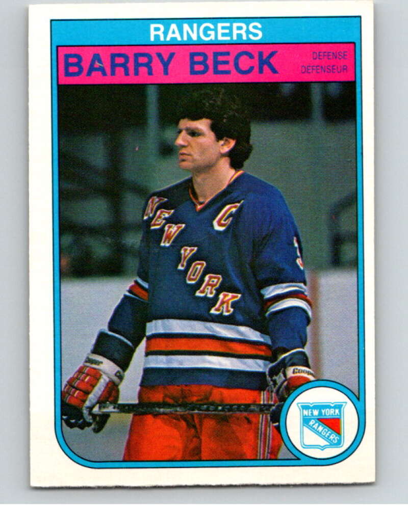 1982-83 O-Pee-Chee #219 Barry Beck  New York Rangers  V58636 Image 1