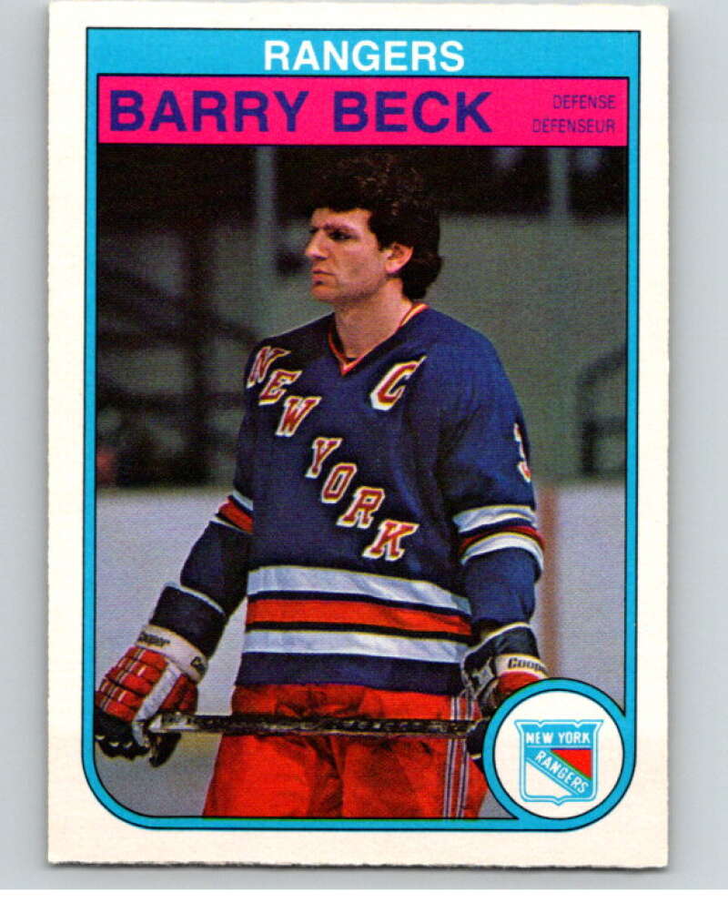 1982-83 O-Pee-Chee #219 Barry Beck  New York Rangers  V58638 Image 1