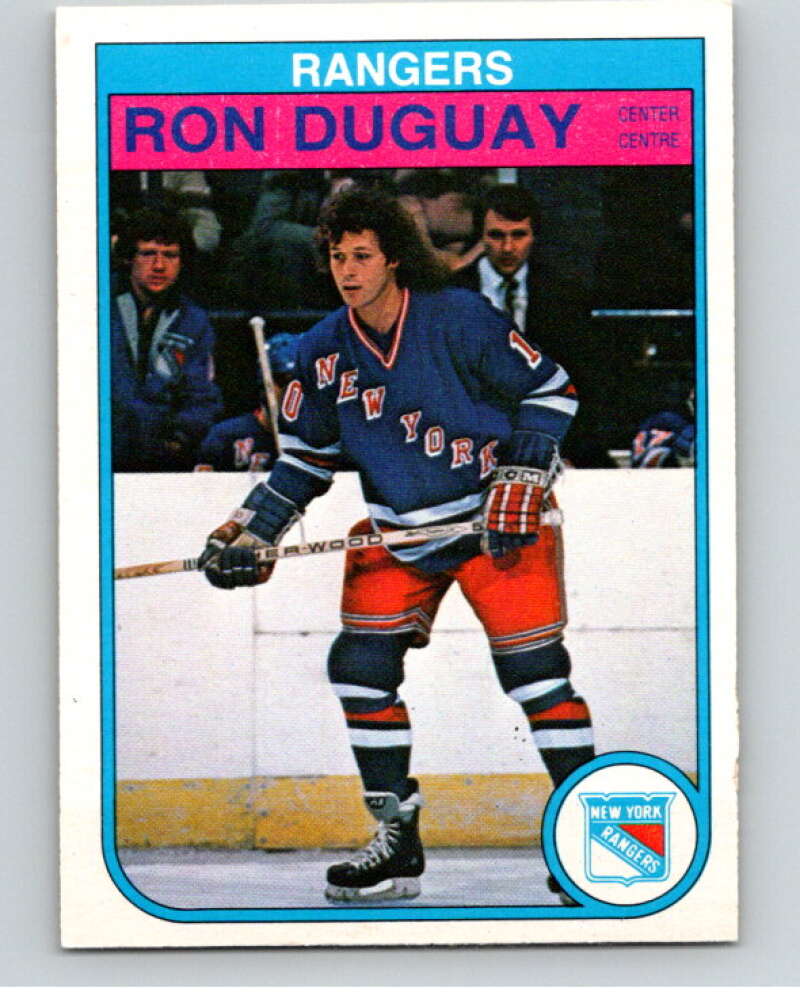 1982-83 O-Pee-Chee #221 Ron Duguay  RC Rookie New York Rangers  V58645 Image 1