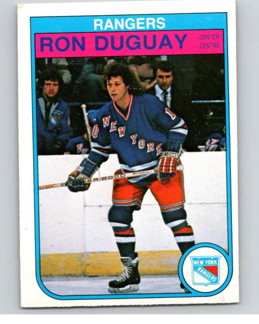 1982-83 O-Pee-Chee #221 Ron Duguay  RC Rookie New York Rangers  V58647 Image 1