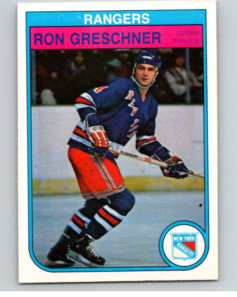 1982-83 O-Pee-Chee #224 Ron Greschner  New York Rangers  V58663 Image 1