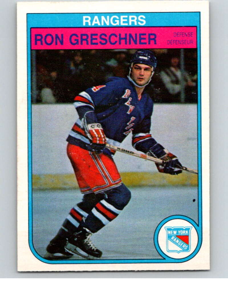 1982-83 O-Pee-Chee #224 Ron Greschner  New York Rangers  V58666 Image 1