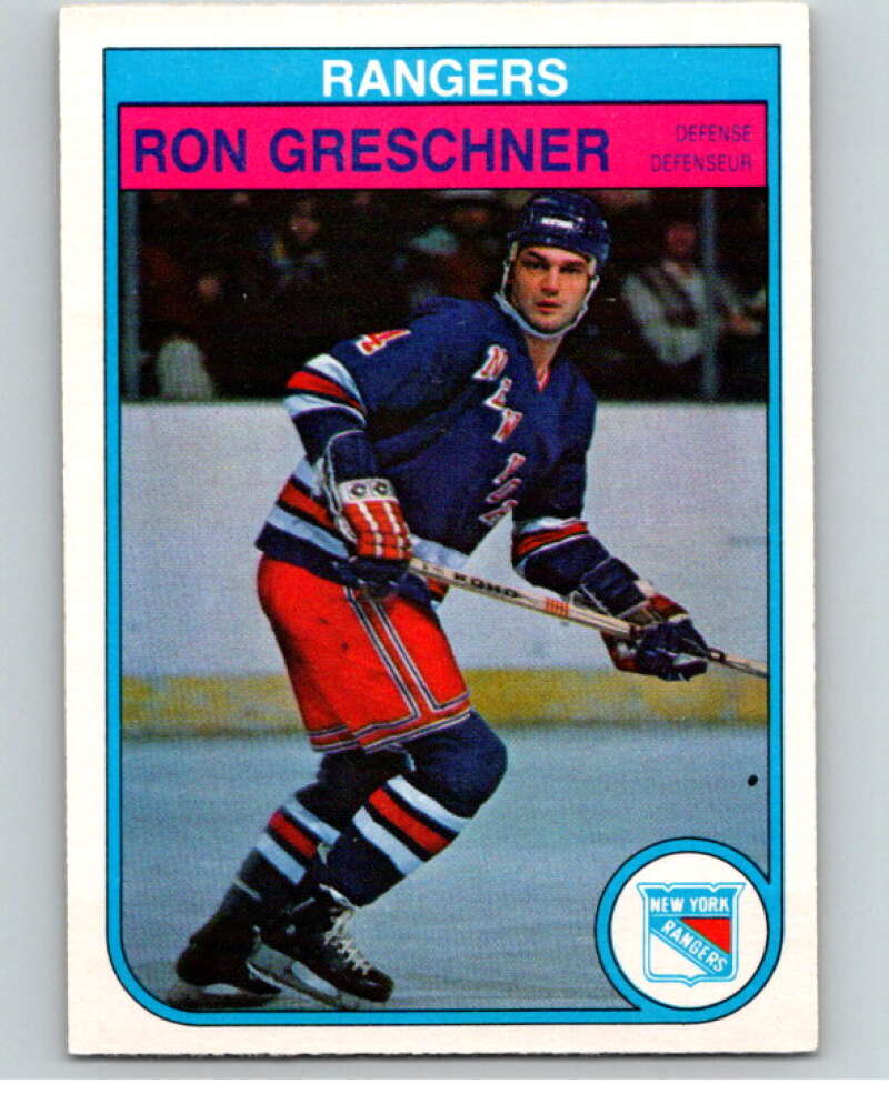 1982-83 O-Pee-Chee #224 Ron Greschner  New York Rangers  V58667 Image 1