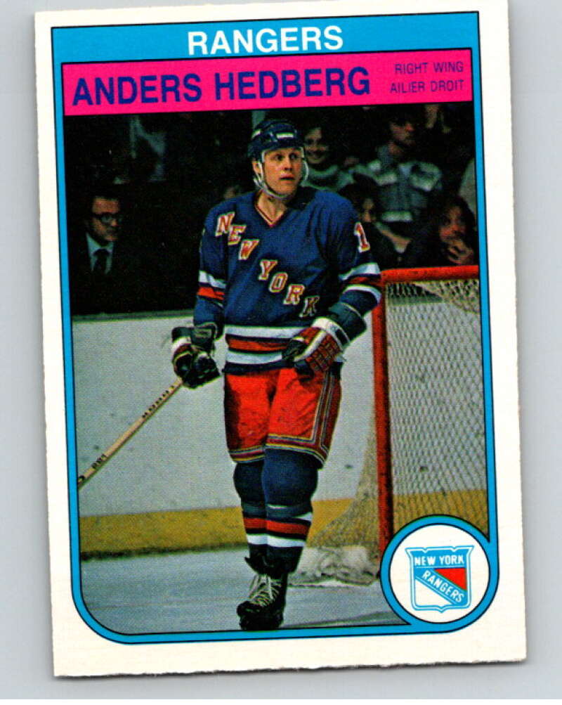 1982-83 O-Pee-Chee #225 Anders Hedberg  New York Rangers  V58673 Image 1