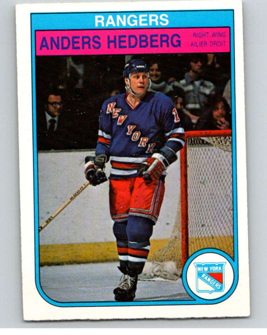 1982-83 O-Pee-Chee #225 Anders Hedberg  New York Rangers  V58676 Image 1