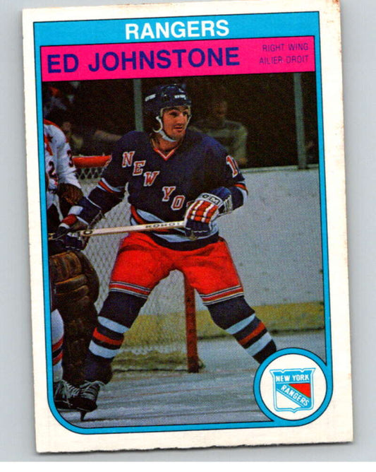 1982-83 O-Pee-Chee #226 Ed Johnstone  New York Rangers  V58677 Image 1