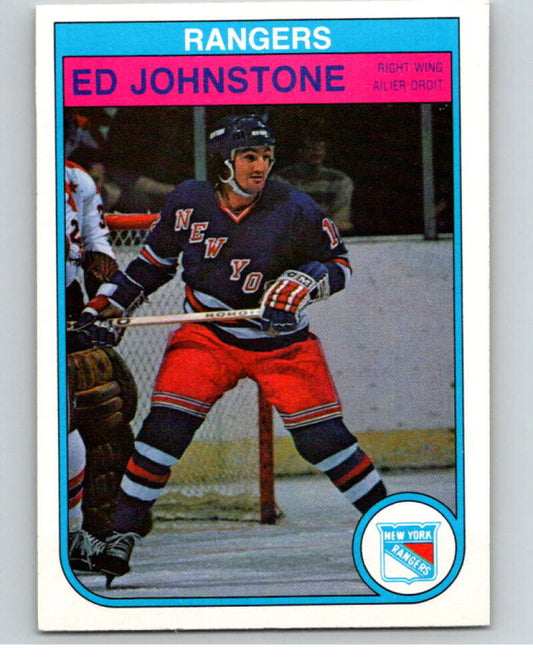 1982-83 O-Pee-Chee #226 Ed Johnstone  New York Rangers  V58680 Image 1