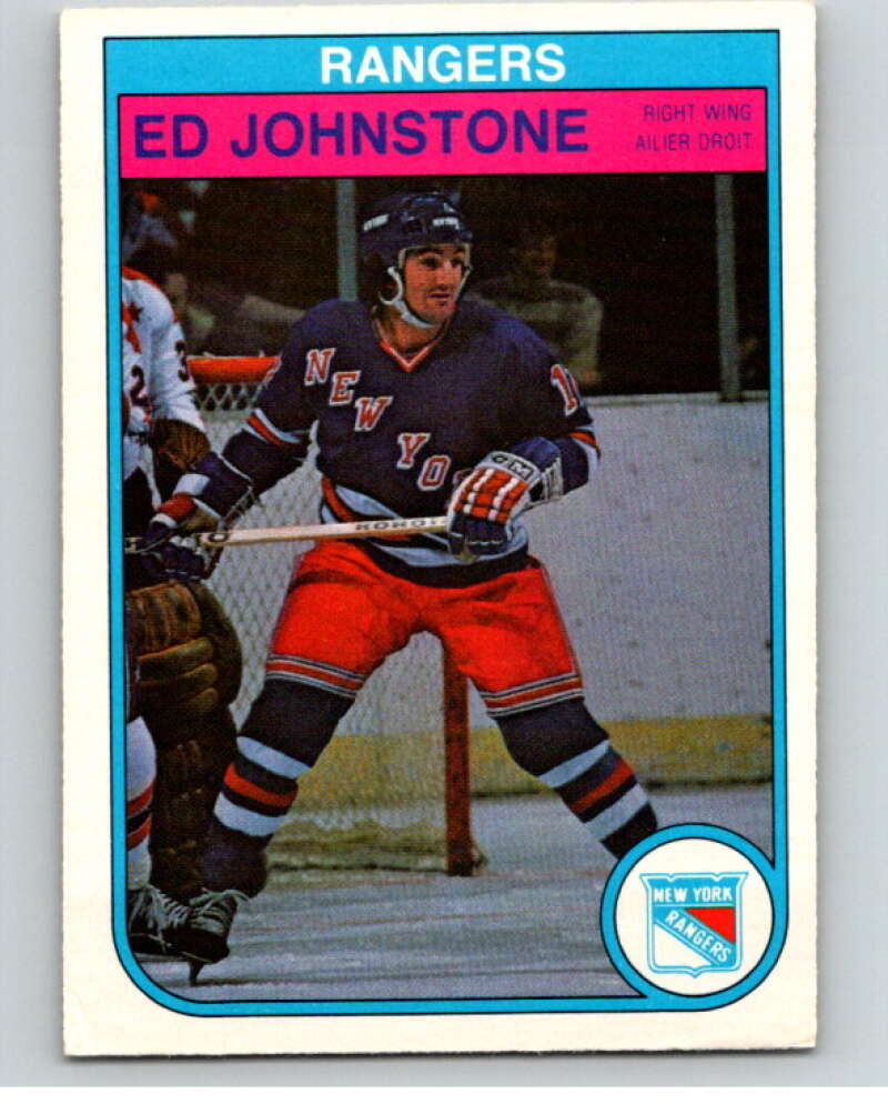 1982-83 O-Pee-Chee #226 Ed Johnstone  New York Rangers  V58681 Image 1