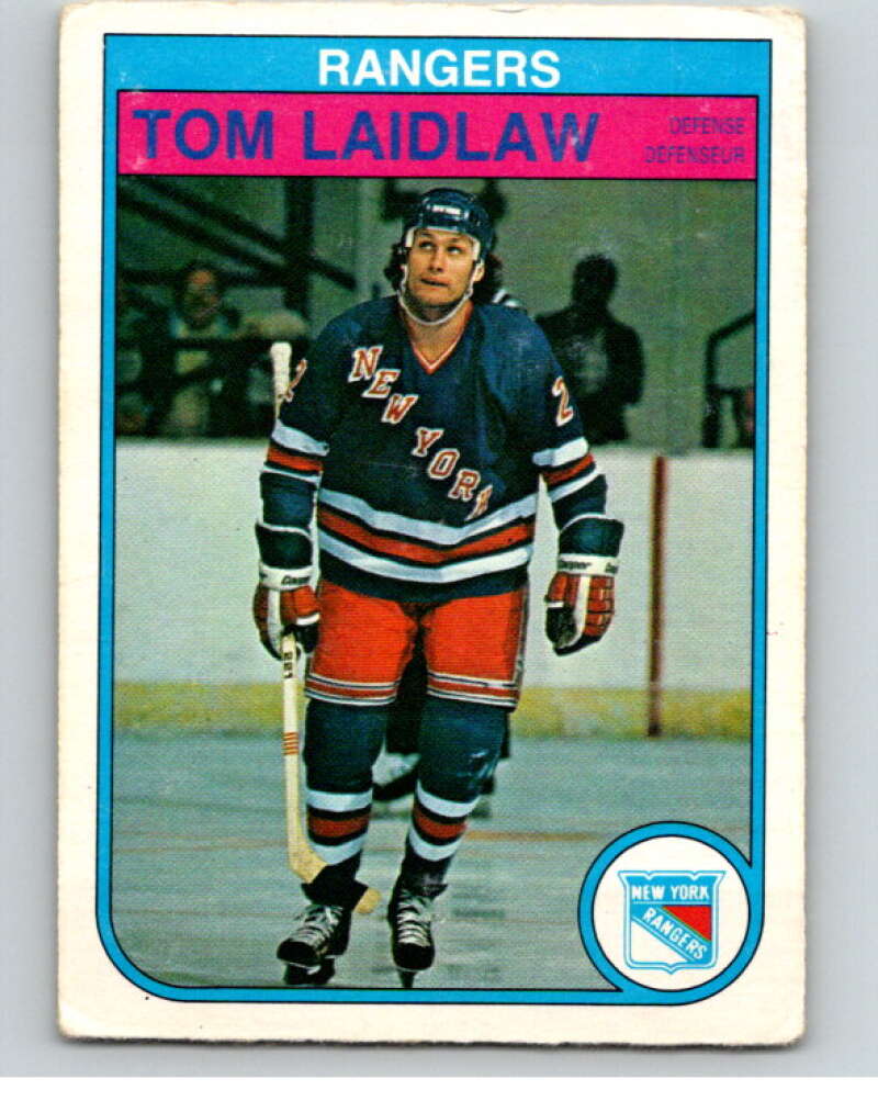 1982-83 O-Pee-Chee #227 Tom Laidlaw  New York Rangers  V58684 Image 1