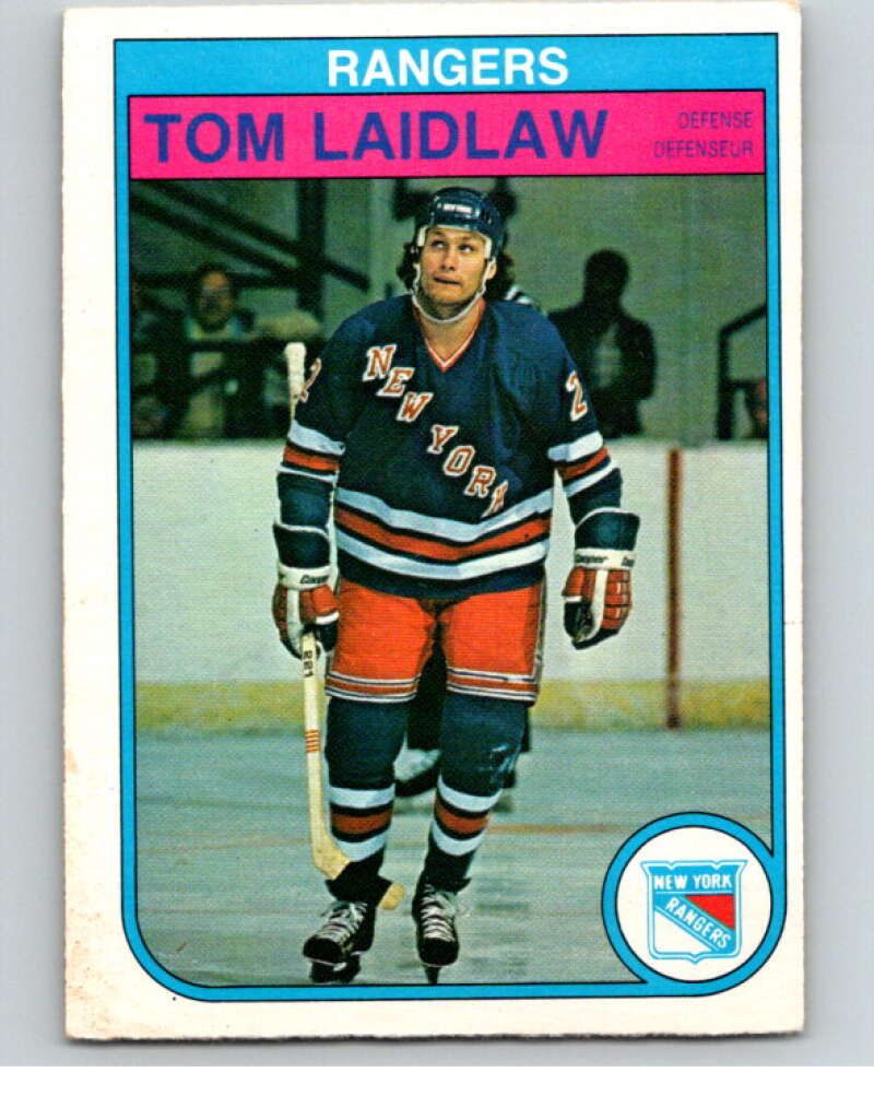 1982-83 O-Pee-Chee #227 Tom Laidlaw  New York Rangers  V58685 Image 1