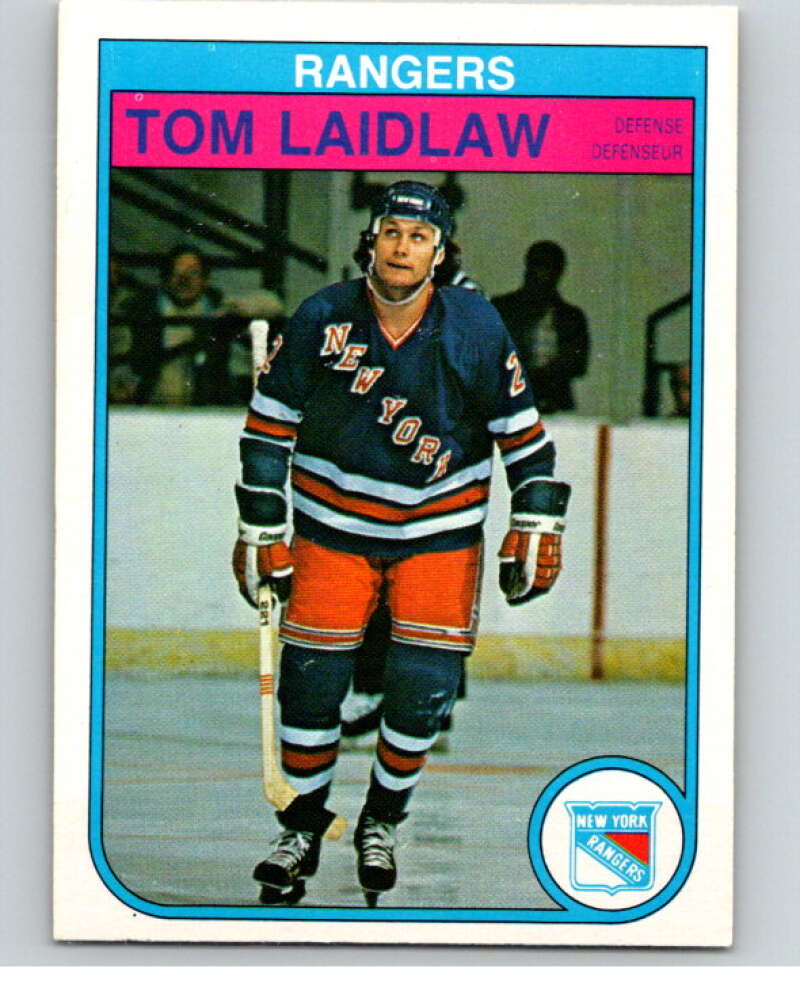 1982-83 O-Pee-Chee #227 Tom Laidlaw  New York Rangers  V58686 Image 1