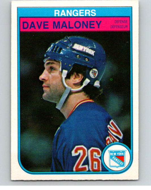 1982-83 O-Pee-Chee #228 Dave Maloney  New York Rangers  V58689 Image 1