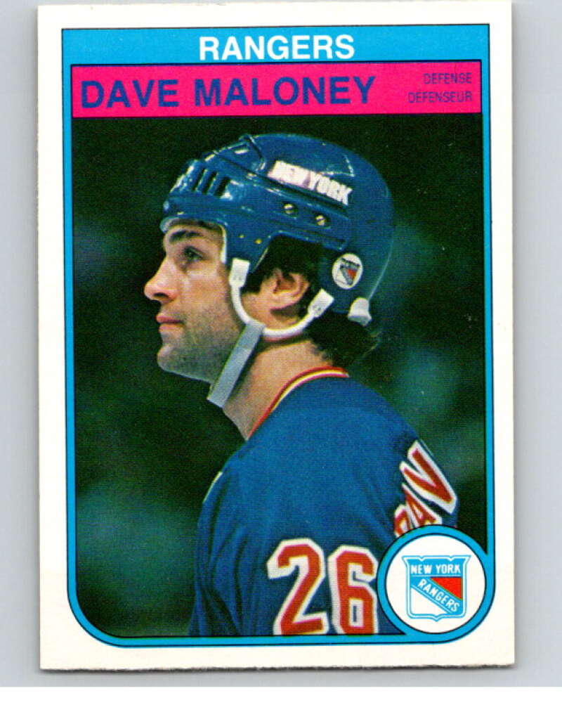 1982-83 O-Pee-Chee #228 Dave Maloney  New York Rangers  V58691 Image 1