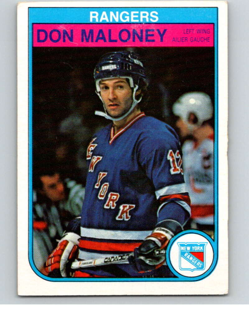 1982-83 O-Pee-Chee #229 Don Maloney  New York Rangers  V58694 Image 1