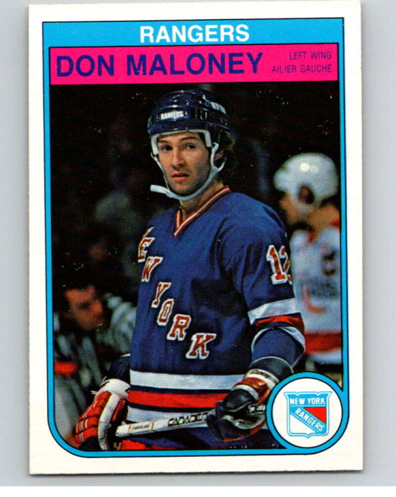 1982-83 O-Pee-Chee #229 Don Maloney  New York Rangers  V58695 Image 1