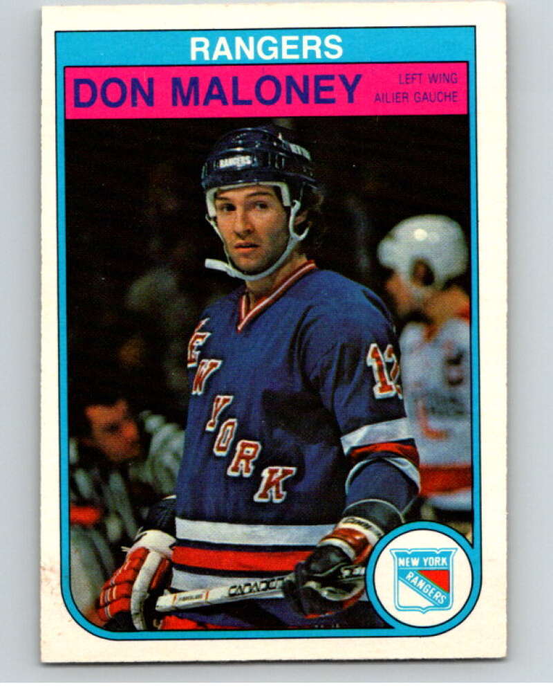 1982-83 O-Pee-Chee #229 Don Maloney  New York Rangers  V58696 Image 1