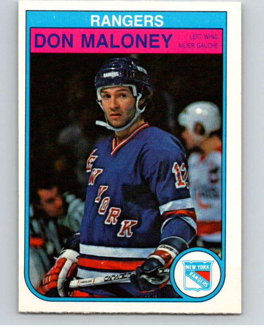 1982-83 O-Pee-Chee #229 Don Maloney  New York Rangers  V58697 Image 1