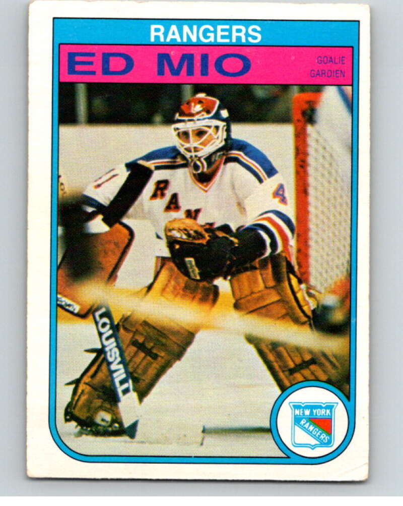 1982-83 O-Pee-Chee #230 Eddie Mio  New York Rangers  V58699 Image 1