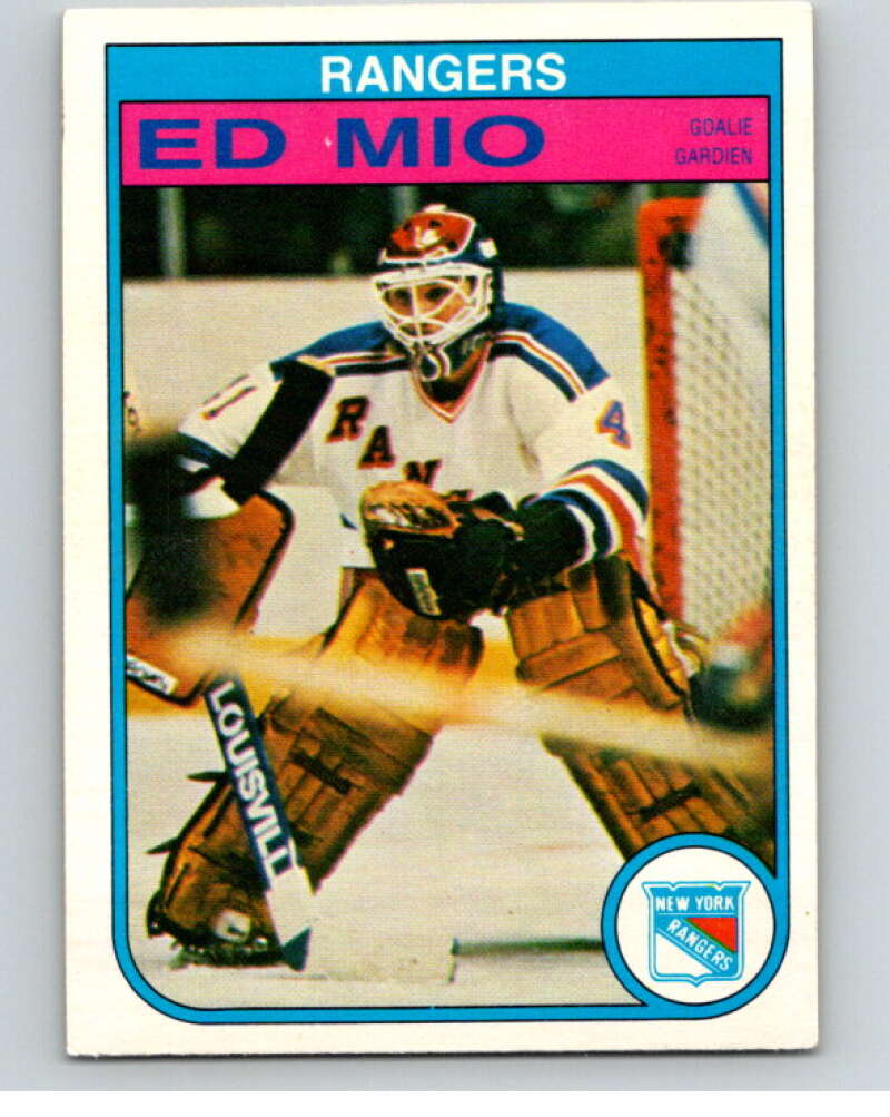 1982-83 O-Pee-Chee #230 Eddie Mio  New York Rangers  V58701 Image 1