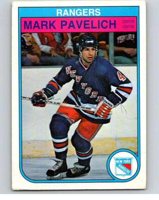 1982-83 O-Pee-Chee #231 Mark Pavelich  RC Rookie New York Rangers  V58702 Image 1