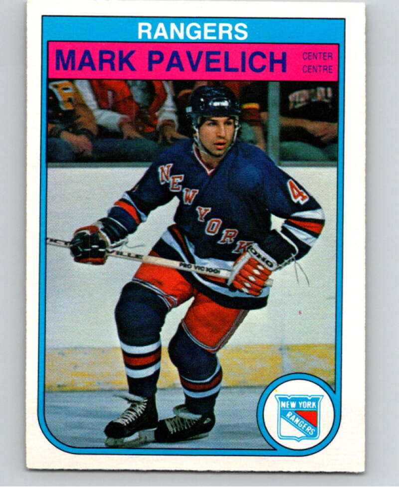 1982-83 O-Pee-Chee #231 Mark Pavelich  RC Rookie New York Rangers  V58704 Image 1