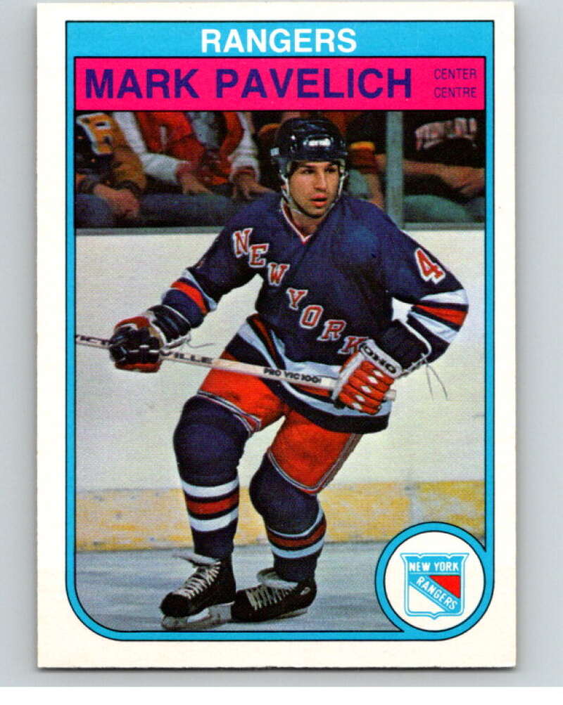 1982-83 O-Pee-Chee #231 Mark Pavelich  RC Rookie New York Rangers  V58705 Image 1