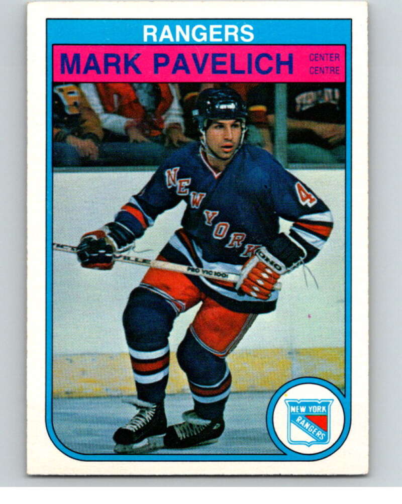 1982-83 O-Pee-Chee #231 Mark Pavelich  RC Rookie New York Rangers  V58706 Image 1