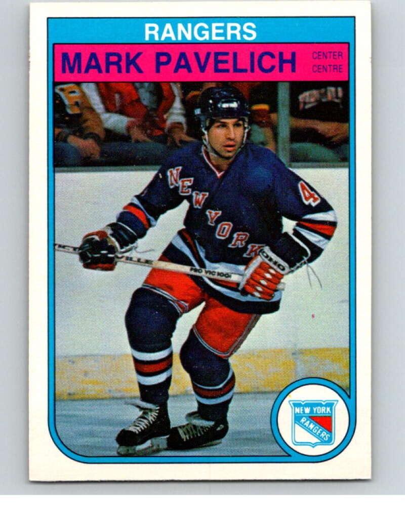 1982-83 O-Pee-Chee #231 Mark Pavelich  RC Rookie New York Rangers  V58707 Image 1