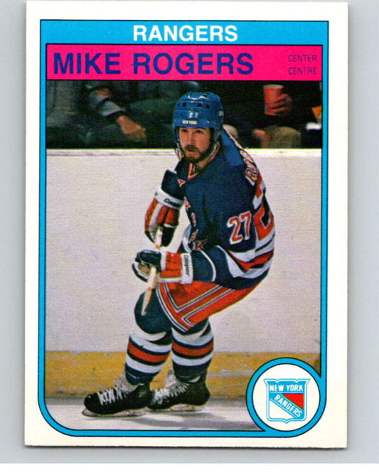 1982-83 O-Pee-Chee #232 Mike Rogers  New York Rangers  V58710 Image 1