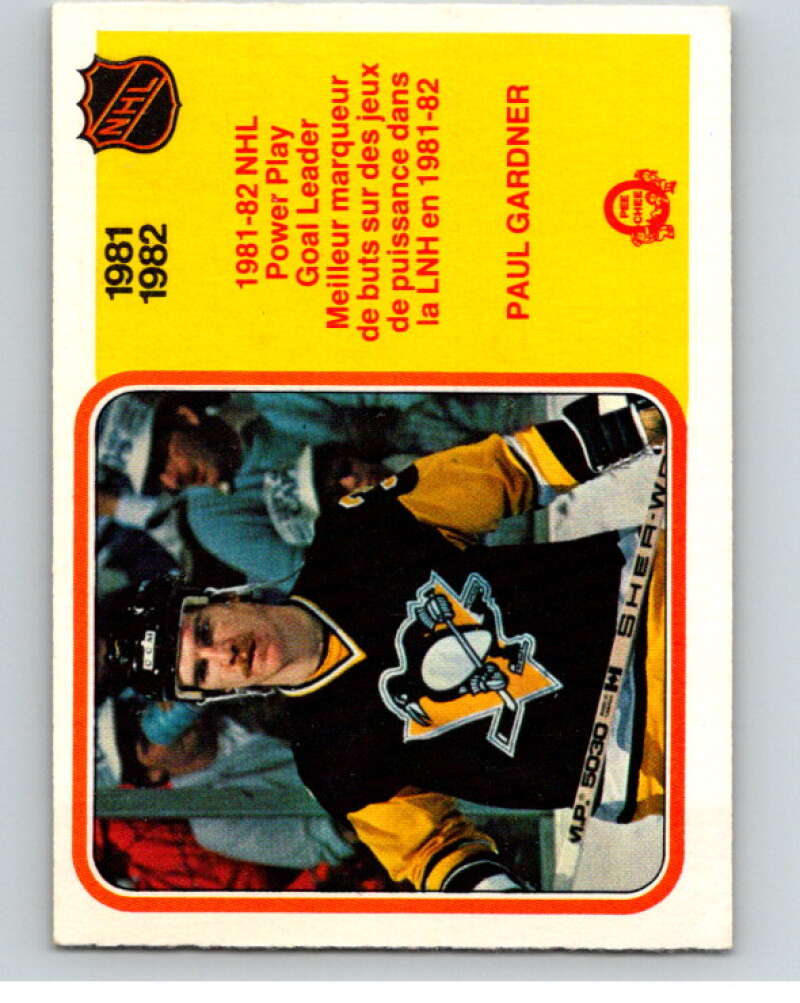 1982-83 O-Pee-Chee #236 Paul Gardner LL  Pittsburgh Penguins  V58726 Image 1