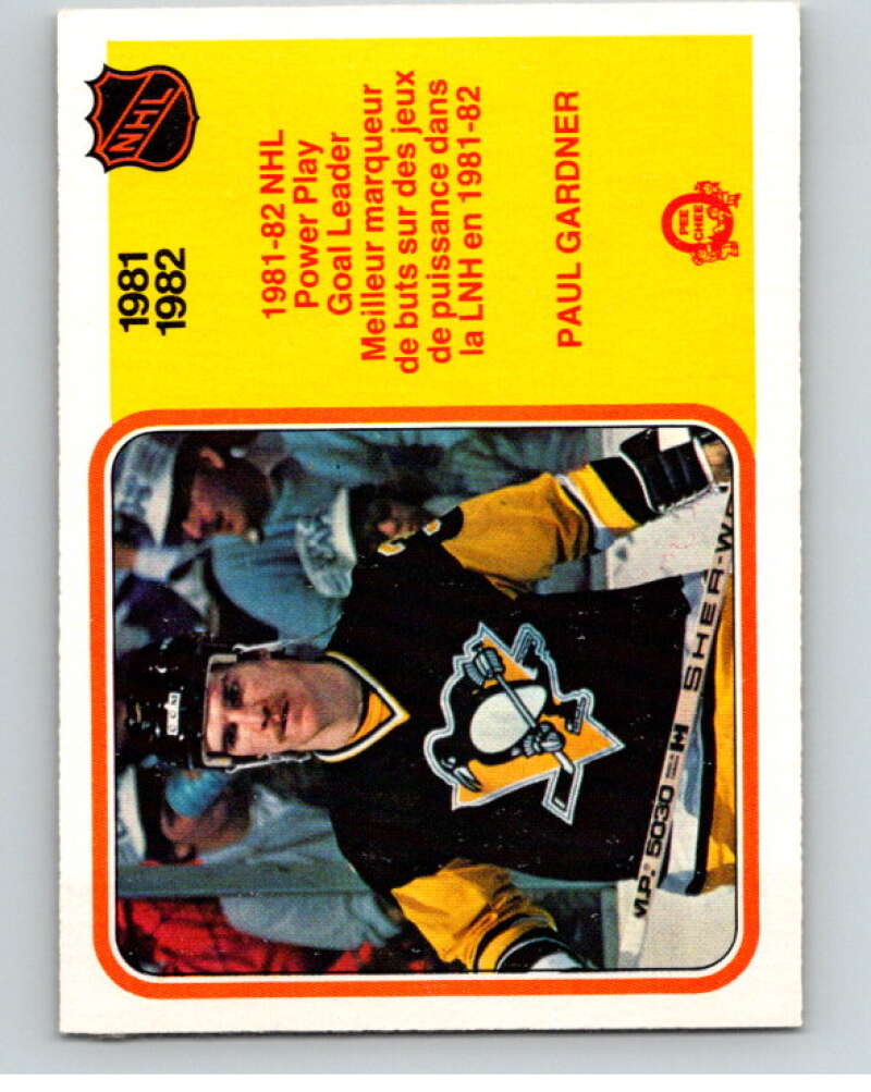 1982-83 O-Pee-Chee #236 Paul Gardner LL  Pittsburgh Penguins  V58730 Image 1