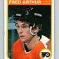 1982-83 O-Pee-Chee #245 Fred Arthur  RC Rookie Philadelphia Flyers  V58764 Image 1