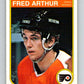 1982-83 O-Pee-Chee #245 Fred Arthur  RC Rookie Philadelphia Flyers  V58768 Image 1