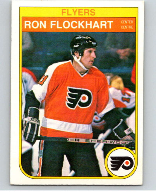 1982-83 O-Pee-Chee #249 Ron Flockhart  RC Rookie Philadelphia Flyers  V58786 Image 1