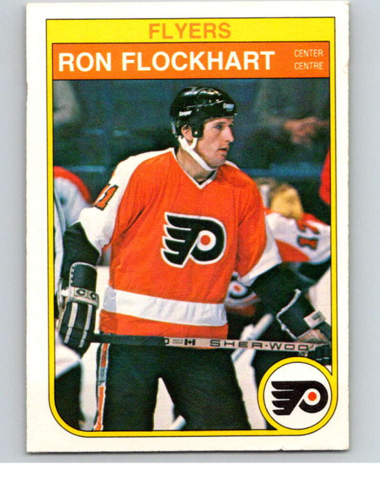 1982-83 O-Pee-Chee #249 Ron Flockhart  RC Rookie Philadelphia Flyers  V58787 Image 1