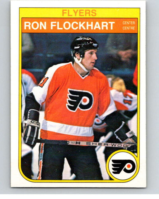 1982-83 O-Pee-Chee #249 Ron Flockhart  RC Rookie Philadelphia Flyers  V58788 Image 1