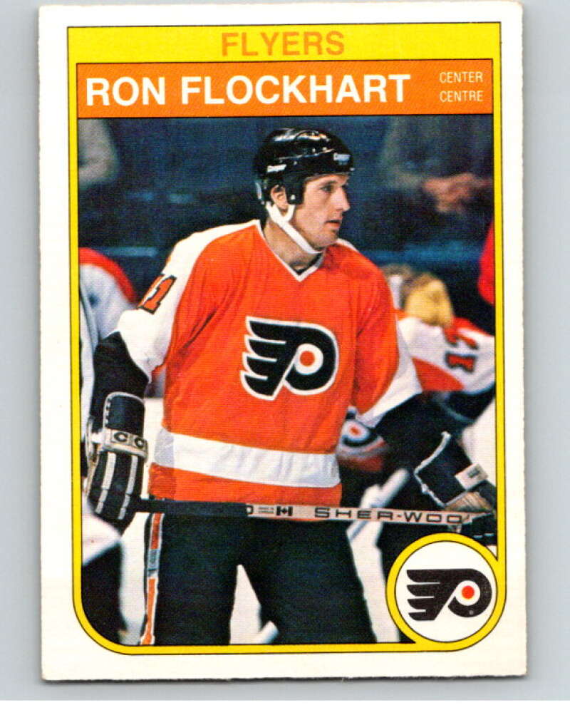 1982-83 O-Pee-Chee #249 Ron Flockhart  RC Rookie Philadelphia Flyers  V58789 Image 1