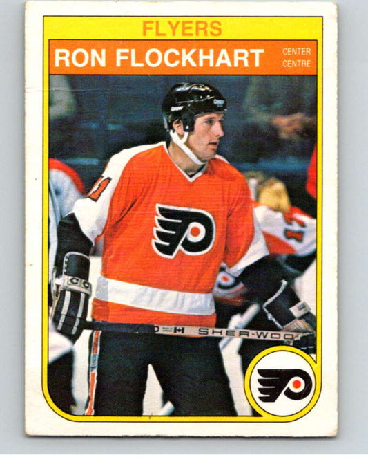 1982-83 O-Pee-Chee #249 Ron Flockhart  RC Rookie Philadelphia Flyers  V58790 Image 1