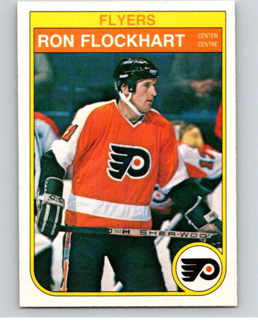 1982-83 O-Pee-Chee #249 Ron Flockhart  RC Rookie Philadelphia Flyers  V58792 Image 1