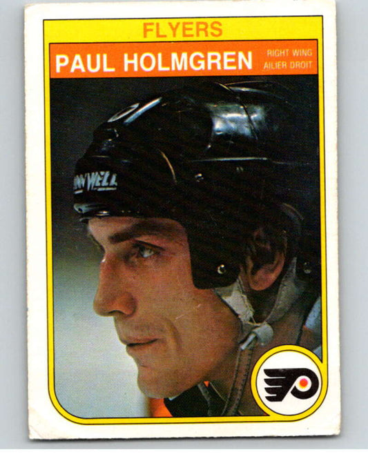 1982-83 O-Pee-Chee #251 Paul Holmgren  RC Rookie Philadelphia Flyers  V58800 Image 1