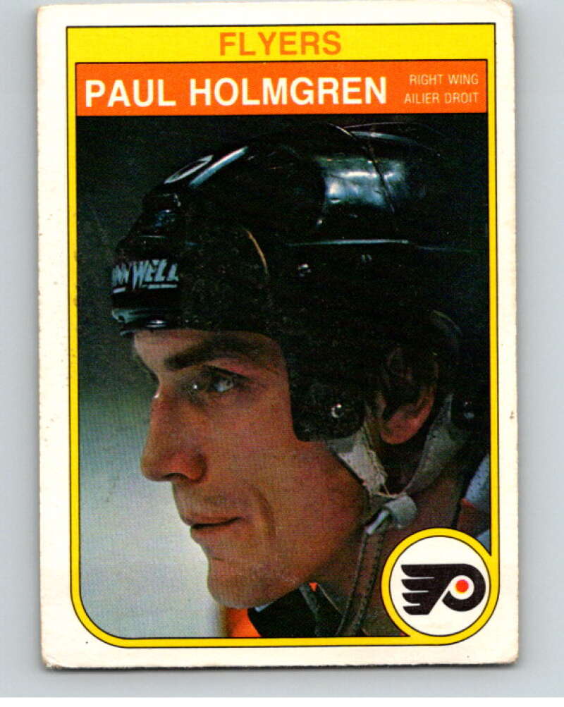 1982-83 O-Pee-Chee #251 Paul Holmgren  RC Rookie Philadelphia Flyers  V58801 Image 1