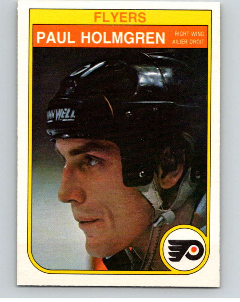 1982-83 O-Pee-Chee #251 Paul Holmgren  RC Rookie Philadelphia Flyers  V58802 Image 1