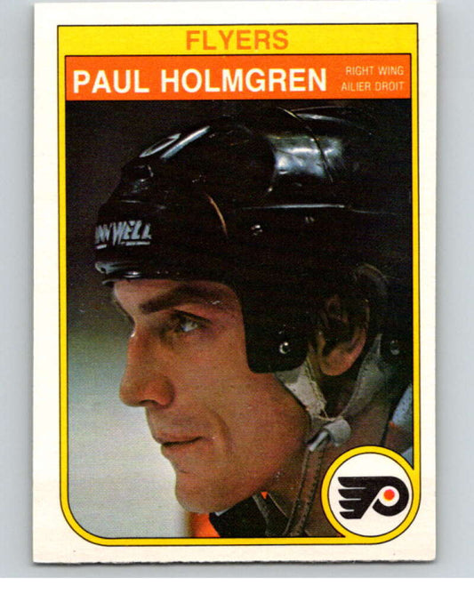 1982-83 O-Pee-Chee #251 Paul Holmgren  RC Rookie Philadelphia Flyers  V58803 Image 1