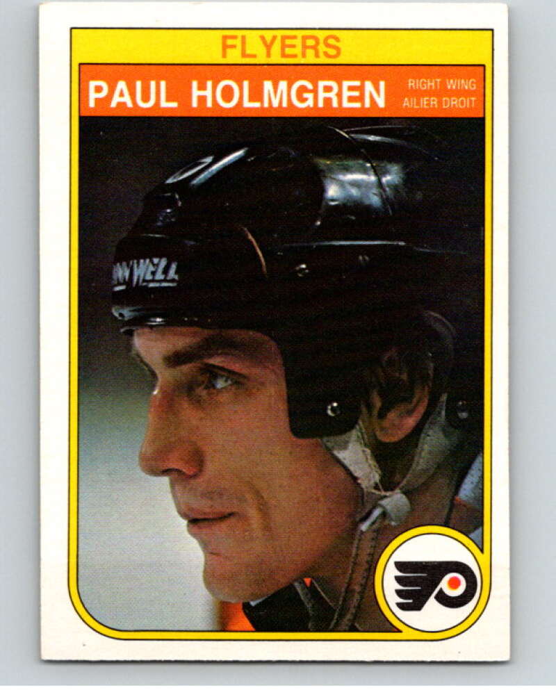 1982-83 O-Pee-Chee #251 Paul Holmgren  RC Rookie Philadelphia Flyers  V58804 Image 1