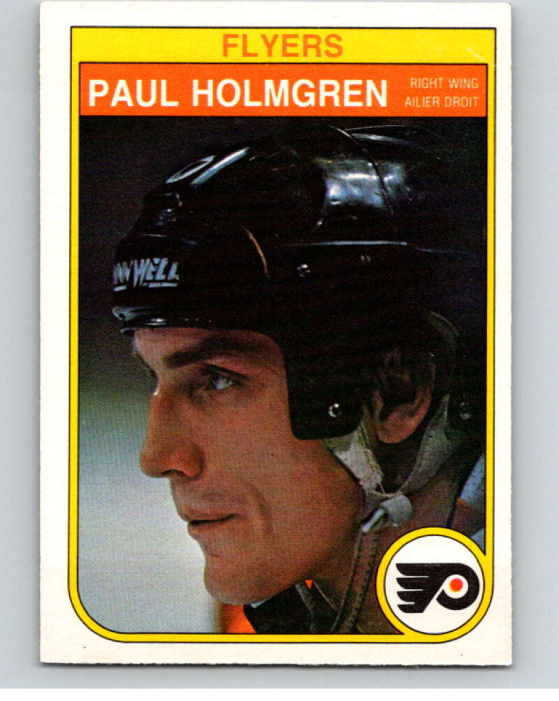 1982-83 O-Pee-Chee #251 Paul Holmgren  RC Rookie Philadelphia Flyers  V58805 Image 1