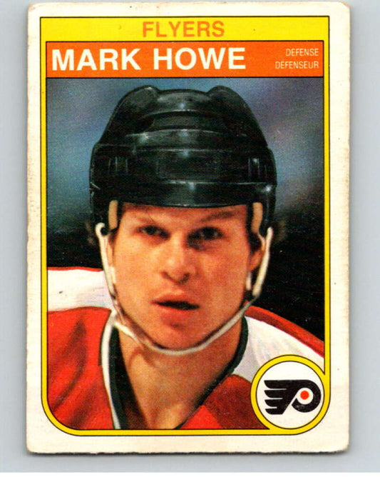 1982-83 O-Pee-Chee #252 Mark Howe  RC Rookie Philadelphia Flyers  V58807 Image 1