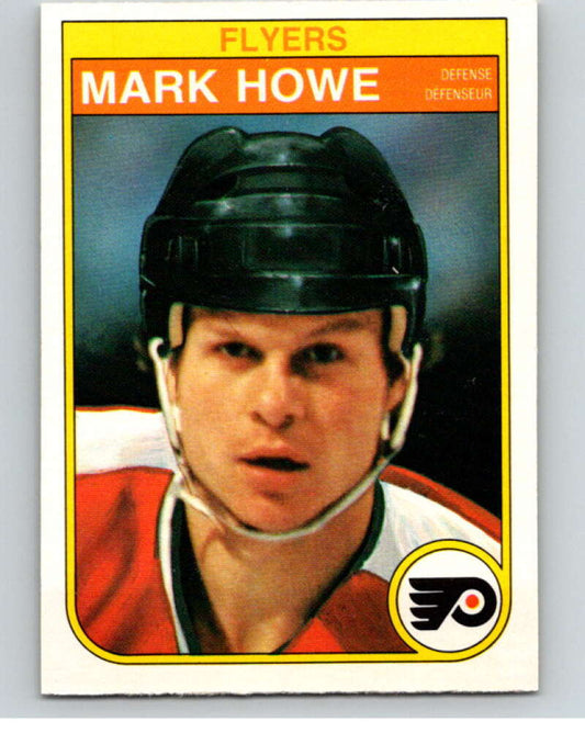 1982-83 O-Pee-Chee #252 Mark Howe  RC Rookie Philadelphia Flyers  V58808 Image 1