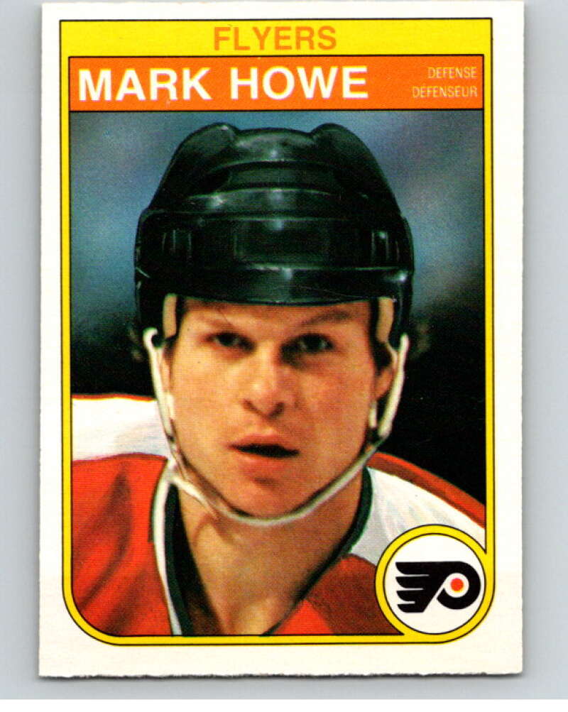 1982-83 O-Pee-Chee #252 Mark Howe  RC Rookie Philadelphia Flyers  V58809 Image 1