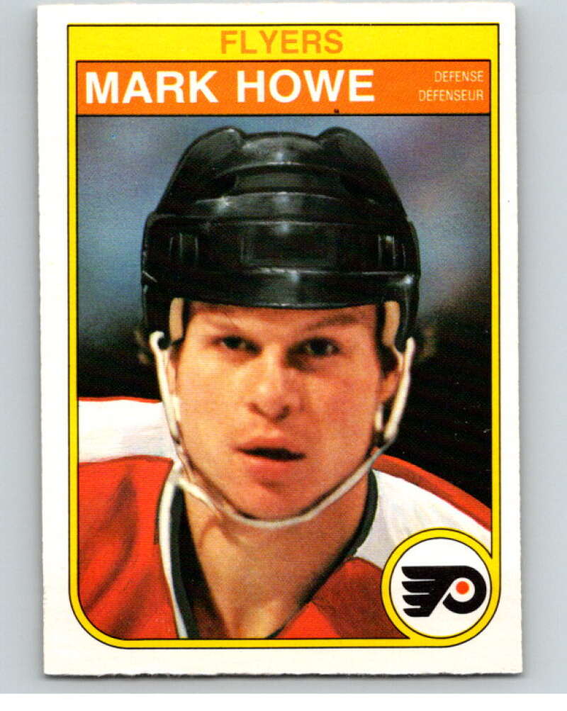 1982-83 O-Pee-Chee #252 Mark Howe  RC Rookie Philadelphia Flyers  V58811 Image 1