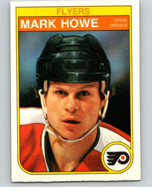 1982-83 O-Pee-Chee #252 Mark Howe  RC Rookie Philadelphia Flyers  V58813 Image 1